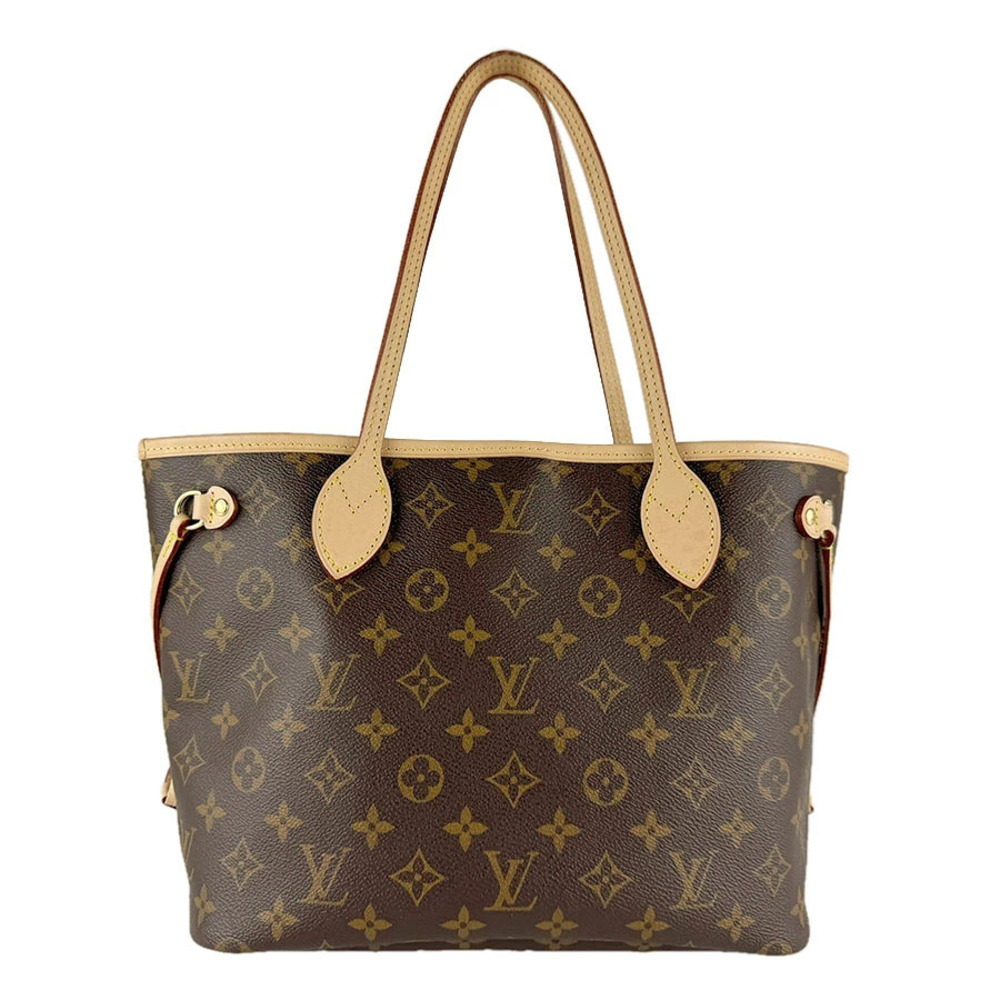 Louis Vuitton Monogram Neverfull Handbag Canvas Brown